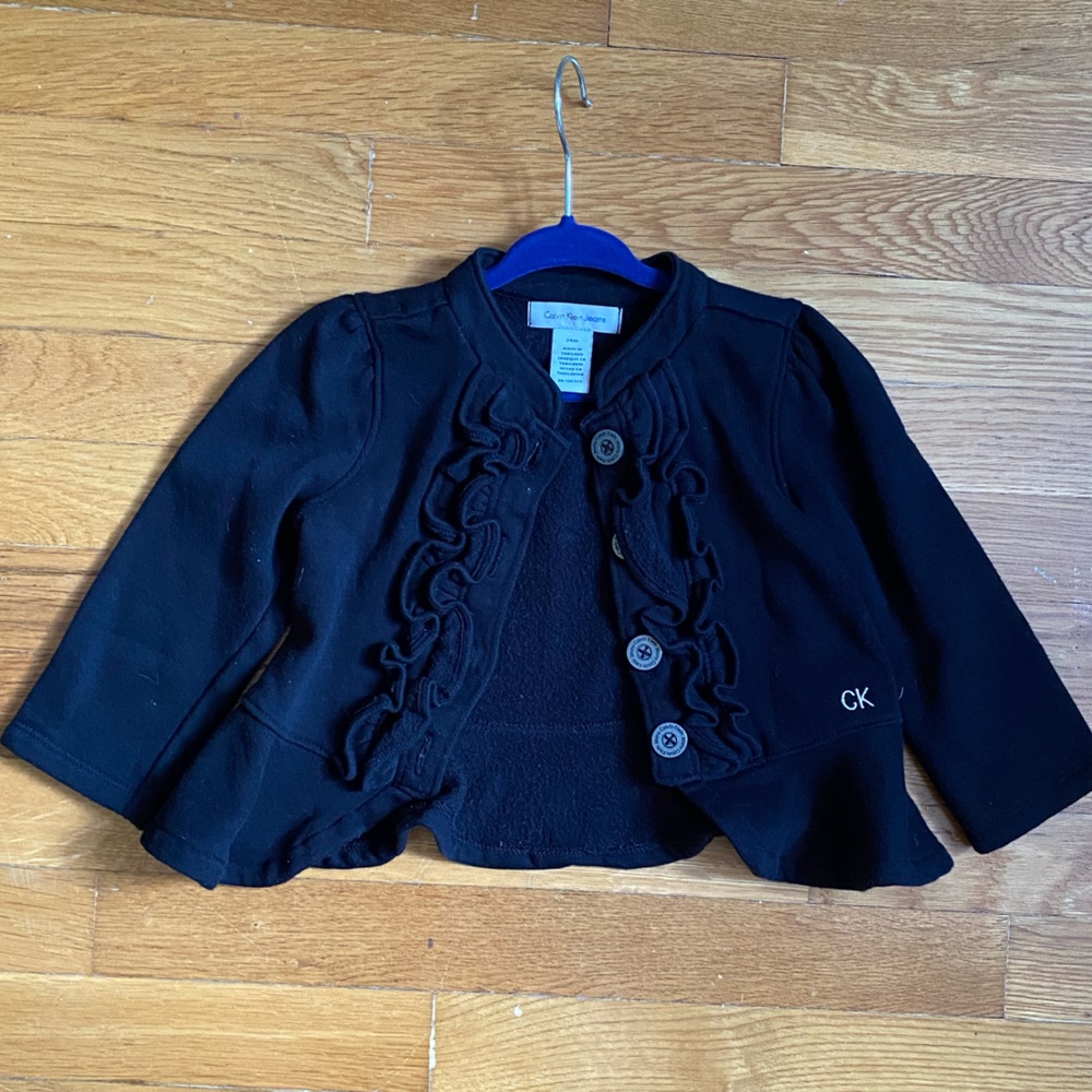 Calvin Klein Ruffle Jacket